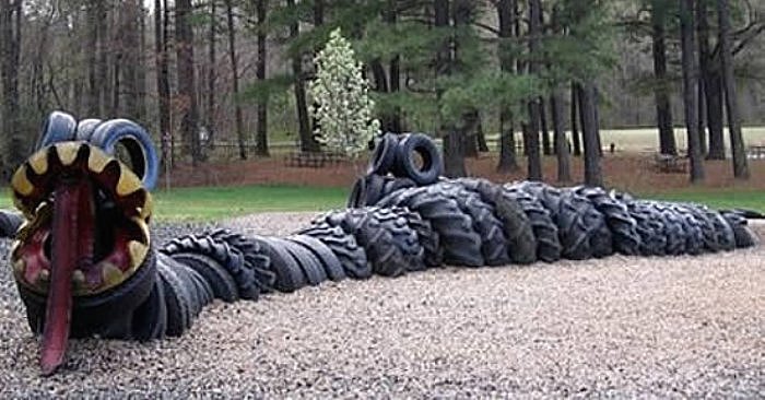 tire sculpture